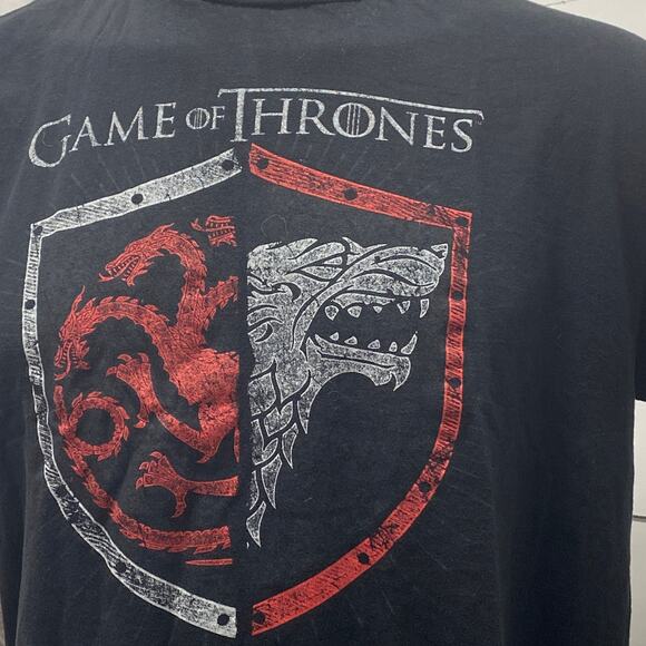 Game of Thrones Family Crest T-Shirt Fantasy Drama Movie Film HBO House Stark - Picture 2 of 4